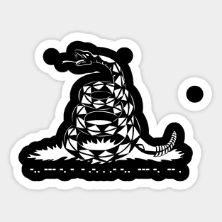 Don't Tread on Me - Morse Sticker